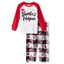 Різдвяна піжама з флісовими штанцями The Children`s Place