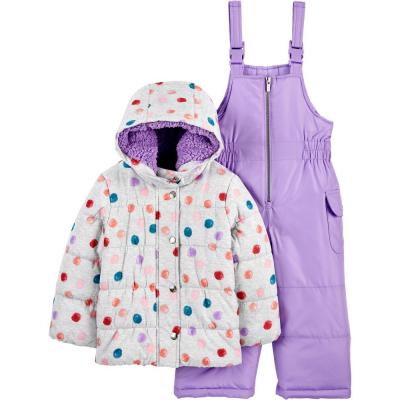 Дитячий зимовий комбінезон для дівчинки Carter`s