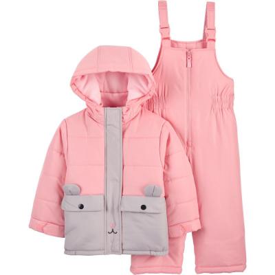 Дитячий зимовий комбінезон для дівчинки Carter`s